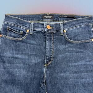 BANANA REPUBLIC Women's 28 MID RISE SKINNY Blue Jeans